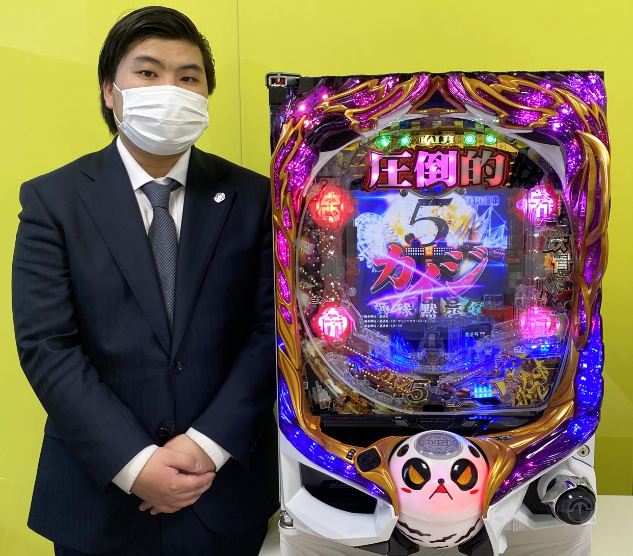 高尾が『P弾球黙示録カイジ 電撃チャージ』プレス向け説明会を開催