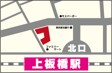 シード上板橋店の地図